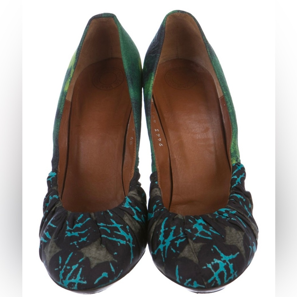 Dries Van Noten Canvas Rounded Pump